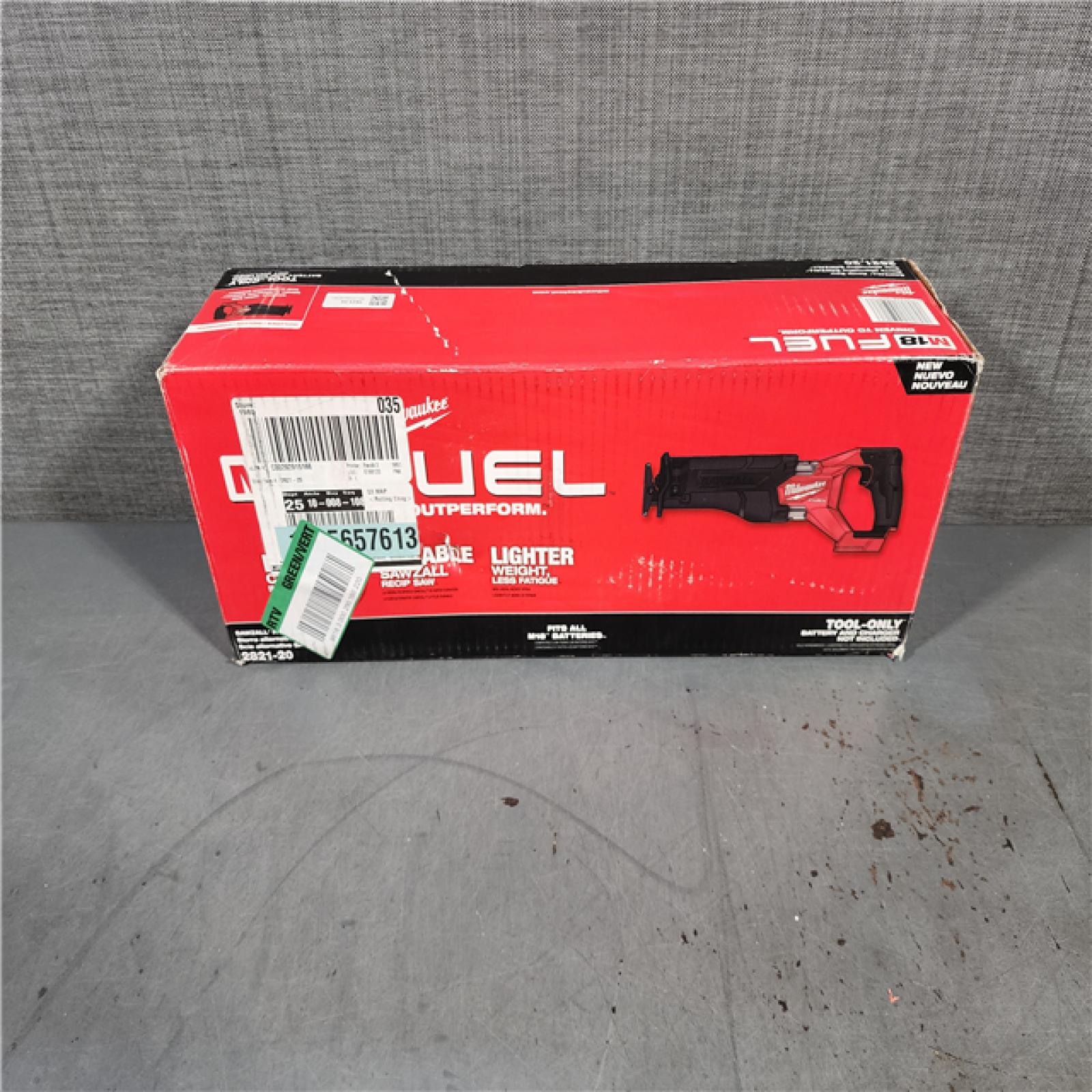 HOUSTON LOCATION - AS-IS Milwaukee M18 18V Fuel Sawzall 1-1/4  Reciprocating Saw Cordless Lithium-Ion Brushless 2821-20 (TOOL ONLY)