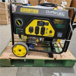 Dallas Location - As-Is  6250W Dual Fuel Generator Champion Power Equipment