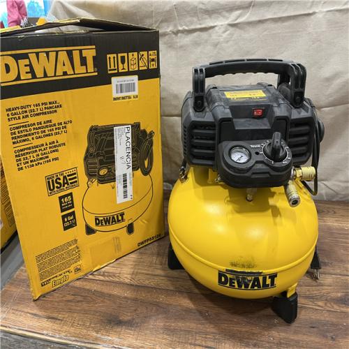 AS-IS DEWALT 6 Gal. 165 PSI Electric Pancake Air Compressor