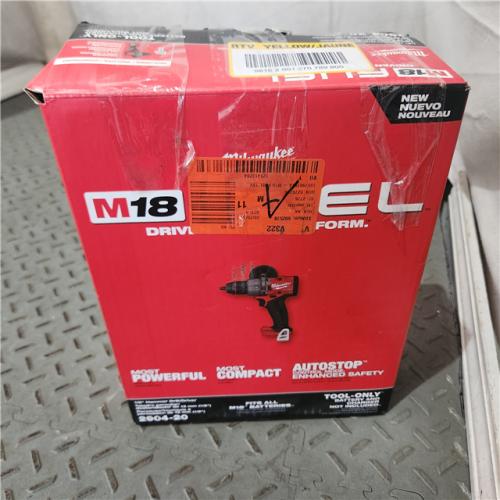 Houston location AS-IS MILWUAKEE M18 FUEL 18V Lithium-Ion Brushless Cordless 1/2 in. Hammer Drill/Driver (Tool-Only)
