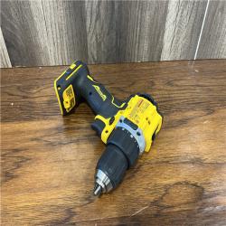 AS-IS DEWALT ATOMIC 20-Volt Lithium-Ion Cordless Compact 1/2 in. Drill/Driver Kit with 2.0Ah Battery, Charger and Bag