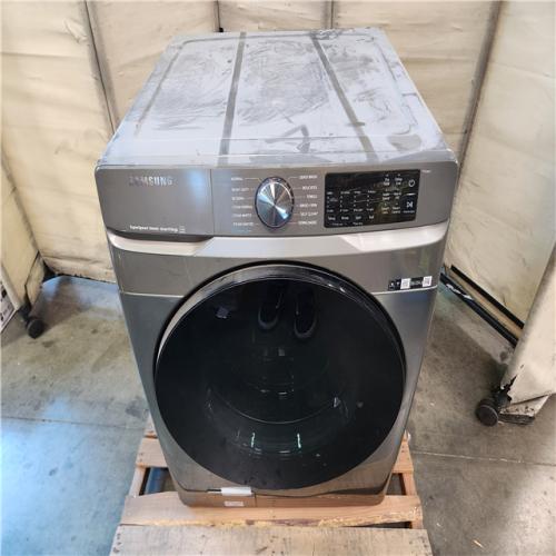 California AS-IS Samsung 5.2 Cu.Ft. Front Load Washer with Super Speed