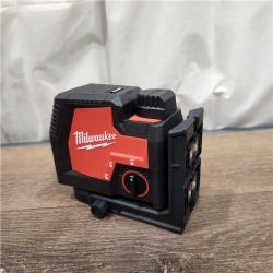 AS-IS 100 Ft. REDLITHIUM Lithium-Ion USB Green Rechargeable Cross Line Laser Level with Charger