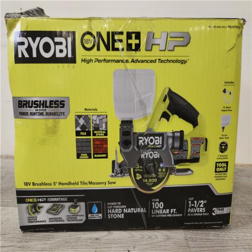 Phoenix Location RYOBI ONE+ HP 18V Cordless Handheld Wet/Dry Masonry Tile Saw (Tool Only)