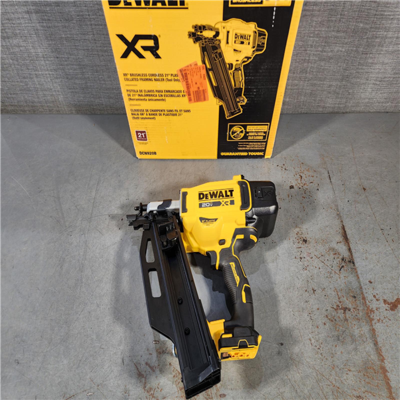 HOUSTON LOCATION - AS-IS DEWALT 20-Volt 21Â° Cordless Framing Nailer (Tool-Only)