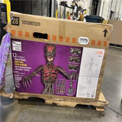 DALLAS LOCATION - Home Accents Holiday 12.5 ft. Giant-Sized Inferno Deadwood Skeleton