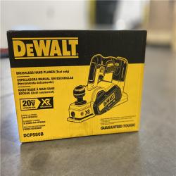 NEW! - DEWALT 20V MAX XR Cordless Brushless 3-1/4 in. Planer (Tool Only)