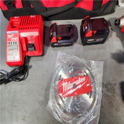 HOUSTON LOCATION - AS-IS (APPEARS LIKE NEW) Milwaukee M18 18-Volt Lithium-Ion Brushless Cordless Combo Kit (4-Tool) with 2-Batteries, 1-Charger and Tool Bag