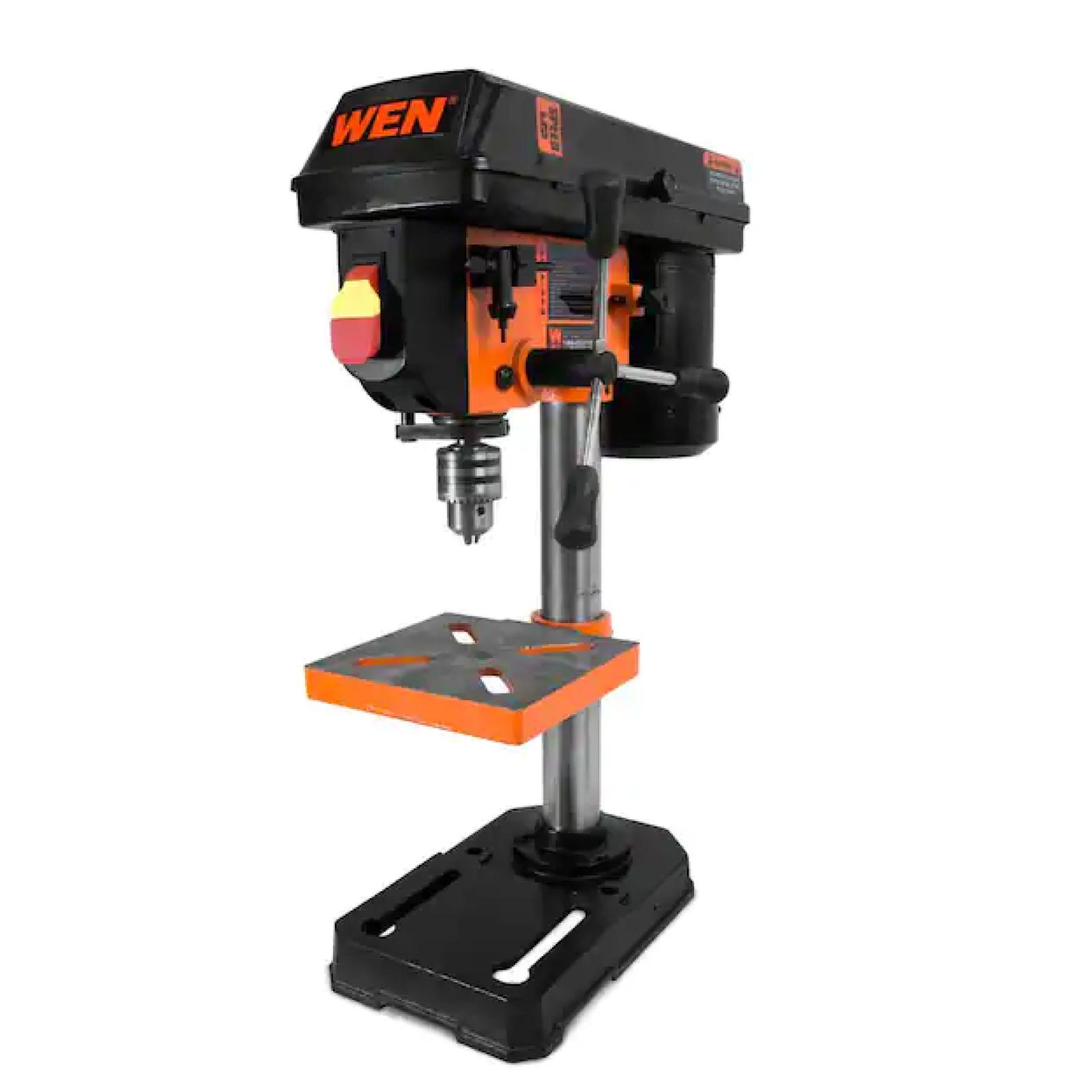 NEW! - WEN 2.3-Amp 8 in. 5-Speed Cast Iron Benchtop Drill Press with 1/2 in. Chuck Capacity