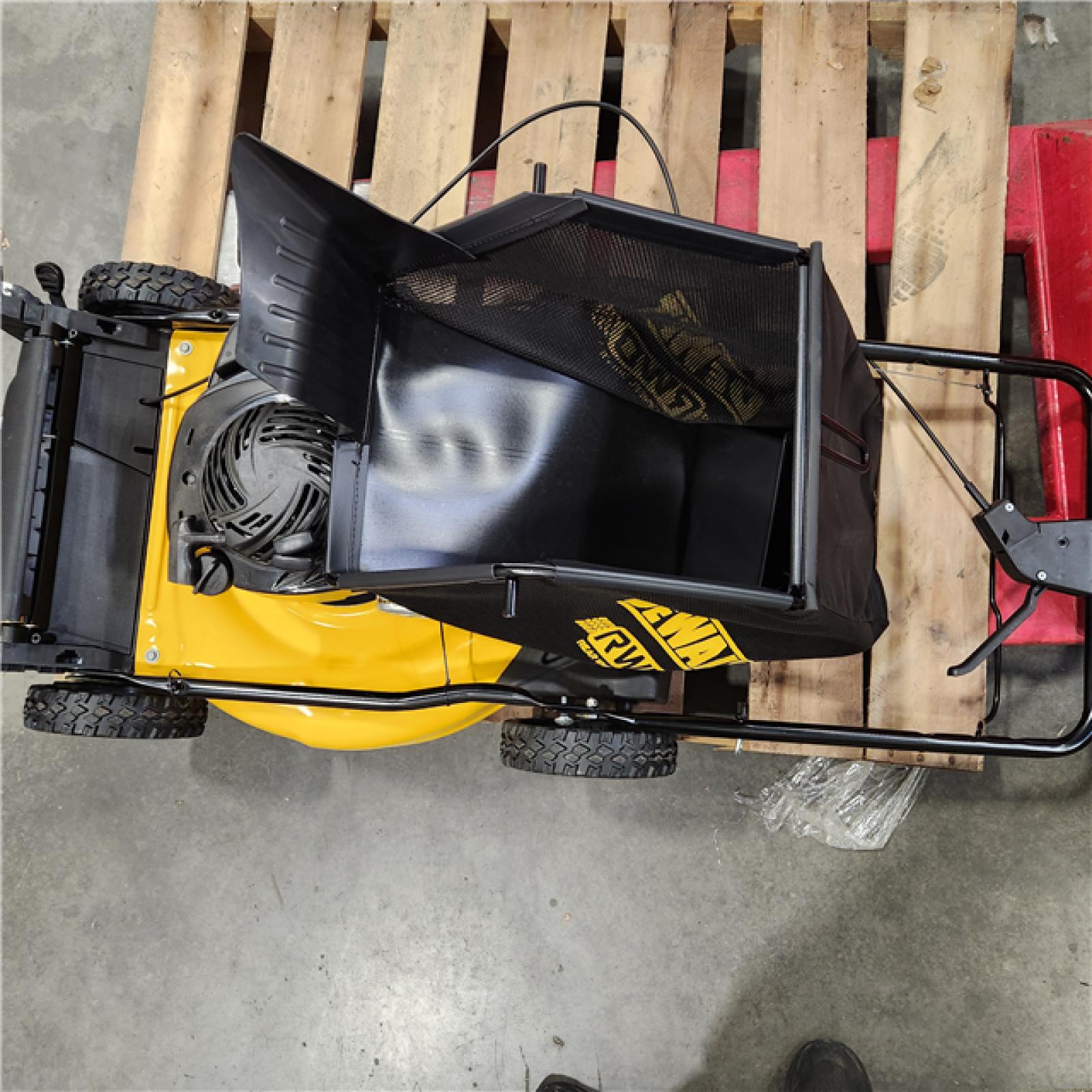 DALLAS LOCATION - AS-IS DEWALT 21 in. 150cc Briggs and Stratton 625ex Engine Rear Wheel Drive 2-in-1 Gas Self Propelled Walk Behind Lawn Mower