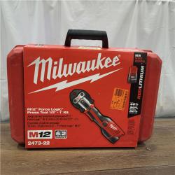 AS-IS Milwaukee M12 Force Logic Press Tool 1/2 in. to 1 in. Kit