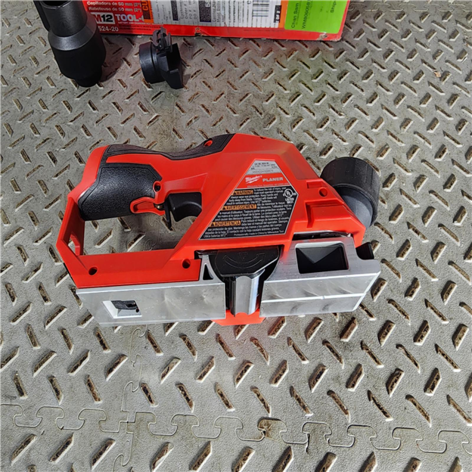 HOUSTON LOCATION - AS-IS Milwaukee M12 Brushless 2-inch Planer, Tool Only