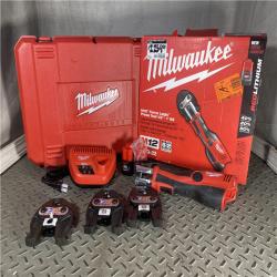 HOUSTON LOCATION - AS -IS Milwaukee M12 Force Logic Press Tool 1/2 in. to 1 in. Kit