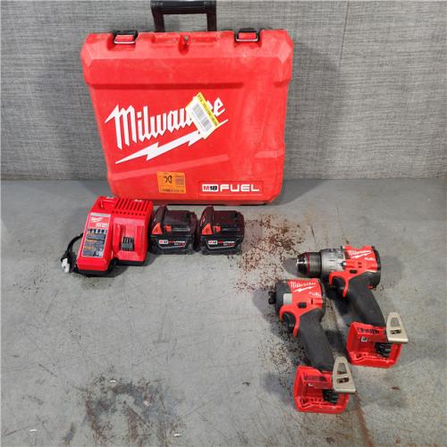 HOUSTON LOCATION - AS-IS M18 FUEL 18V Lithium-Ion Brushless Cordless Hammer Drill and Impact Driver Combo Kit (2-Tool) with 2 Batteries