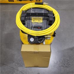 AS-IS DEWALT 6 Gal. 18-Gauge Brad Nailer and Heavy-Duty Pancake Electric Air Compressor Combo Kit