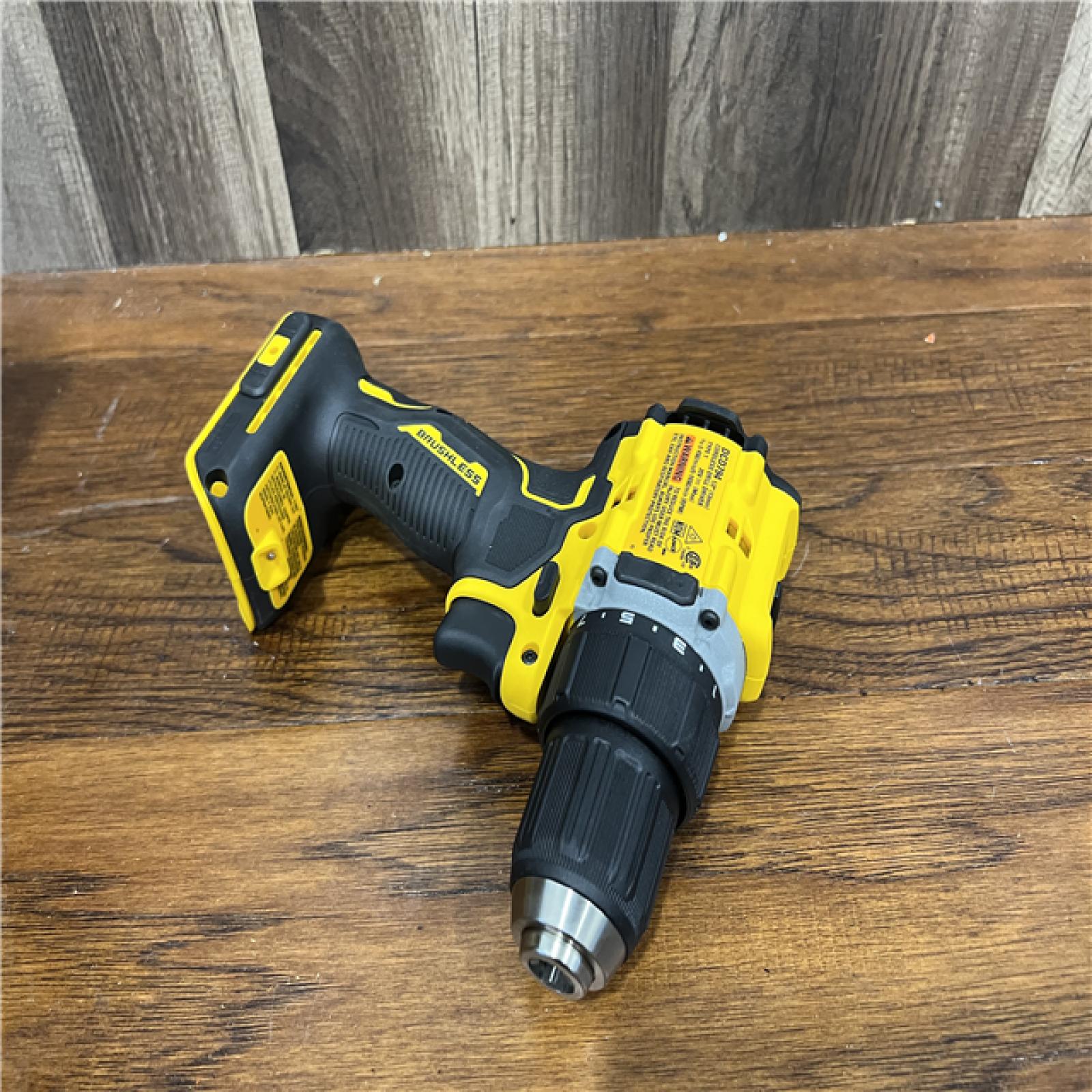 AS-IS DEWALT ATOMIC 20-Volt Lithium-Ion Cordless Compact 1/2 in. Drill/Driver Kit with 2.0Ah Battery, Charger and Bag