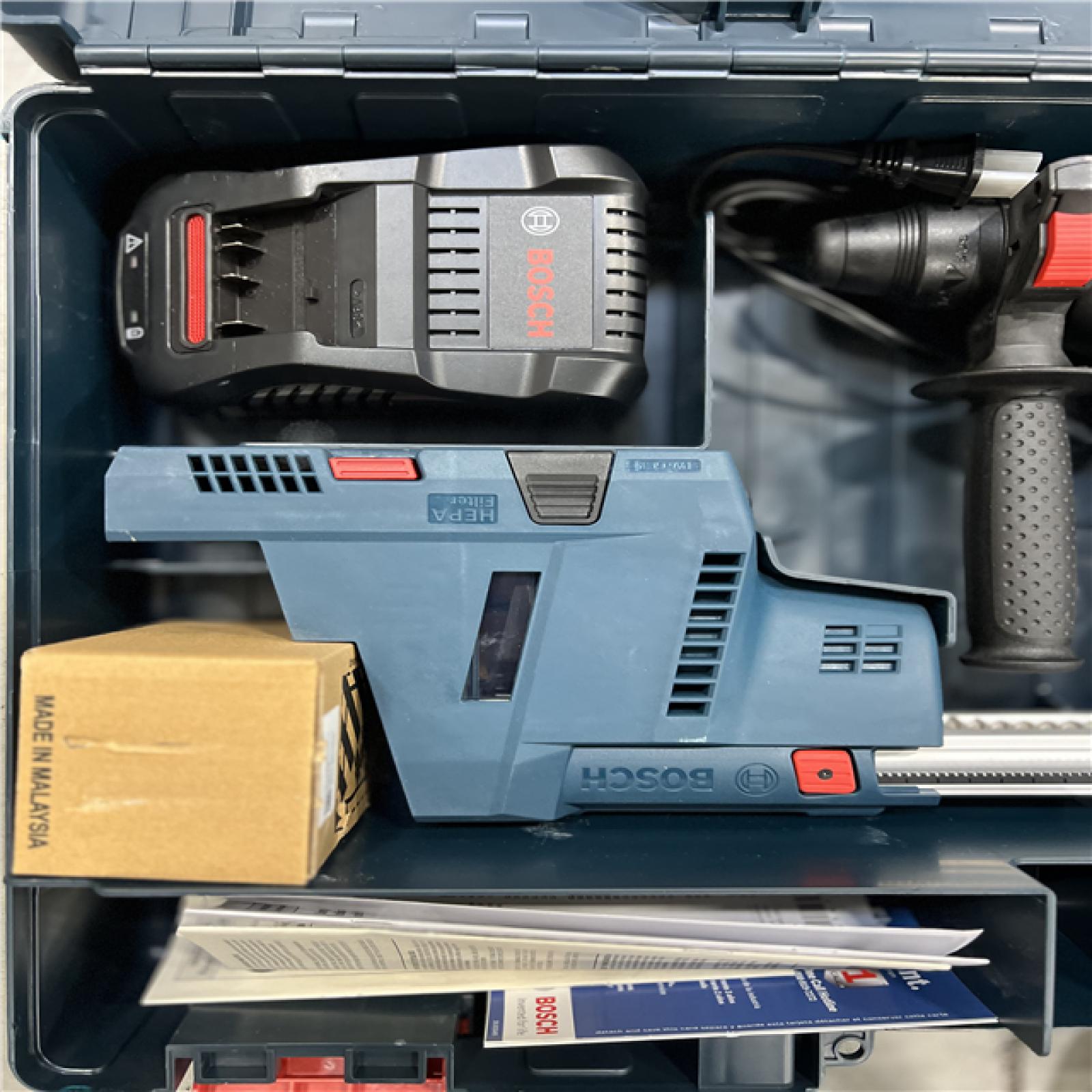 LIKE NEW! - BOSCH 18V EC BRUSHLESS 1 SDS-PLUS BULLDOG ROTARY HAMMER KIT