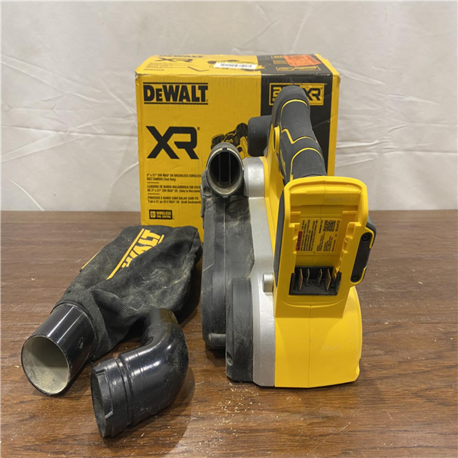 AS-IS DEWALT 20V MAX* XR Brushless Cordless Belt Sander