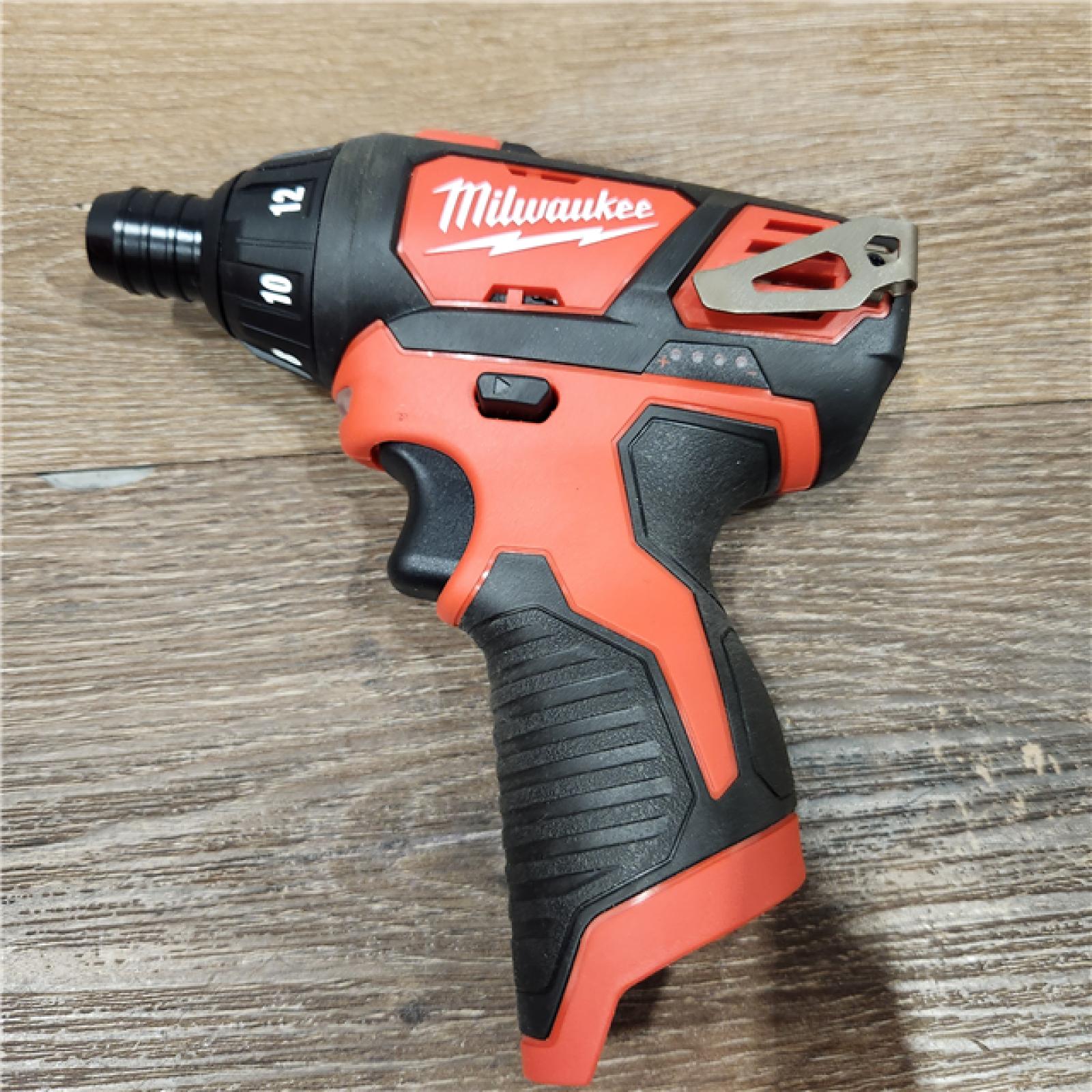 AS-IS Milwaukee 2401-22 - M12 12V Cordless Screwdriver Kit