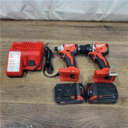 AS-IS Milwaukee M18 Compact Brushless 2-Tool Combo Kit