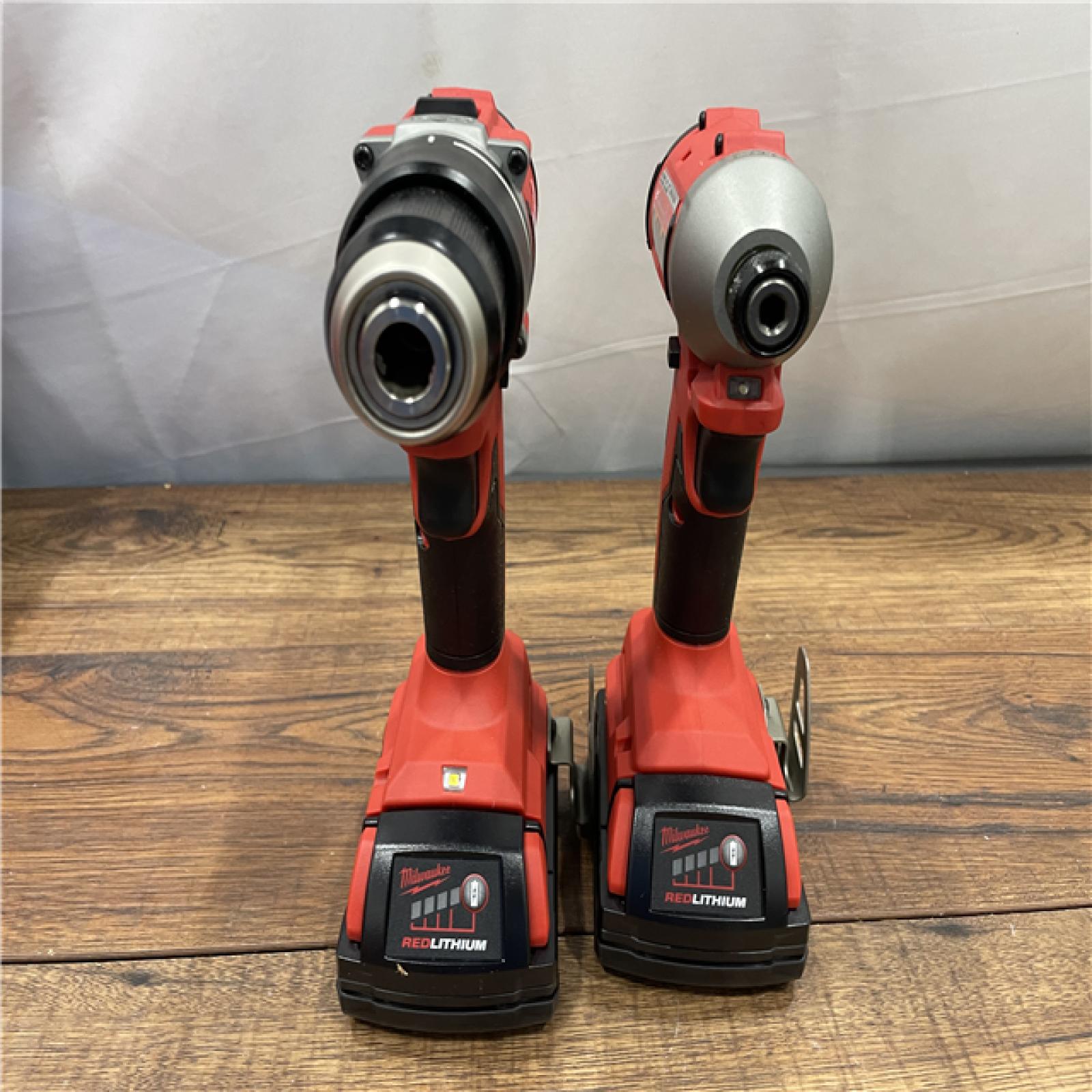 AS-IS Milwaukee M18 18V Lithium-Ion Brushless Cordless Compact Drill/Impact Combo Kit (2-Tool)