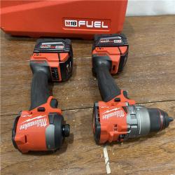 AS-ISM18 FUEL 18V Lithium-Ion Brushless Cordless Hammer Drill and Impact Driver Combo Kit (2-Tool) with 2 Batteries