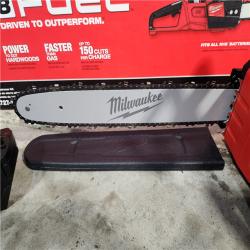 HOUSTON LOCATION - AS-IS (APPEARS LIKE NEW) Milwaukee 2727-21HD 18V M18 FUEL Lithium-Ion 16 Brushless Cordless Chain Saw Kit 12.0 Ah