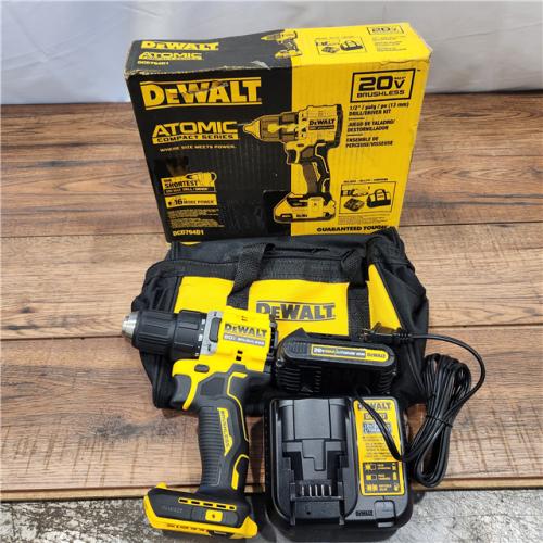 AS-IS DeWalt ATOMIC COMPACT SERIESâ„¢ 20V MAX* Brushless Cordless 1/2 in. Drill/Driver