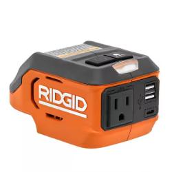 NEW! - RIDGID 18V Cordless 175-Watt Power Inverter (Tool Only) - (4 UNITS)