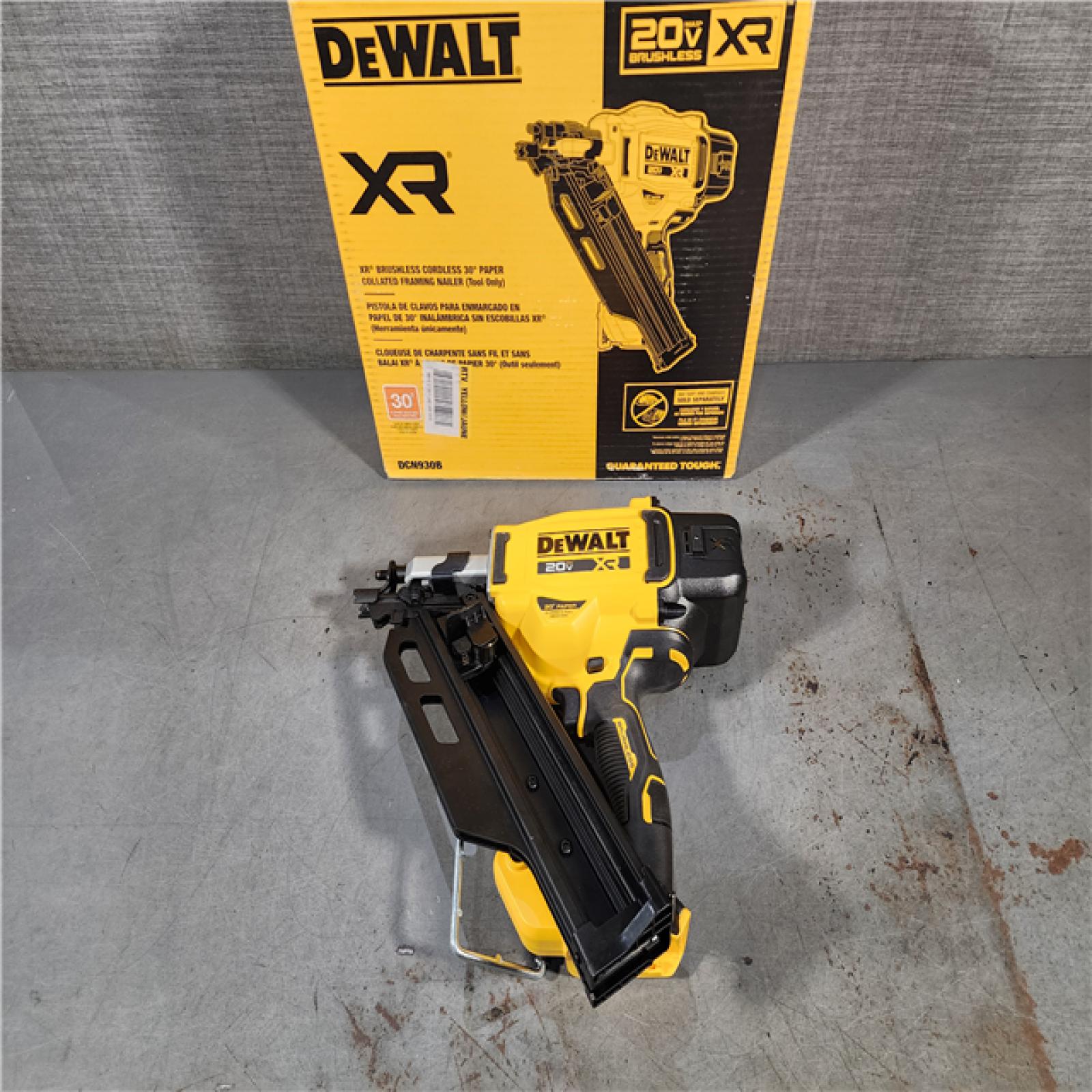 HOUSTON LOCATION - AS-IS DEWALT 20-Volt 30Â° Cordless Framing Nailer (Tool-Only)