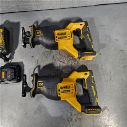 HOUSTON LOCATION - AS-IS DEWALT (2) RECIPROCATING SAW KIT W/ (2) BATTERY & CHARGER