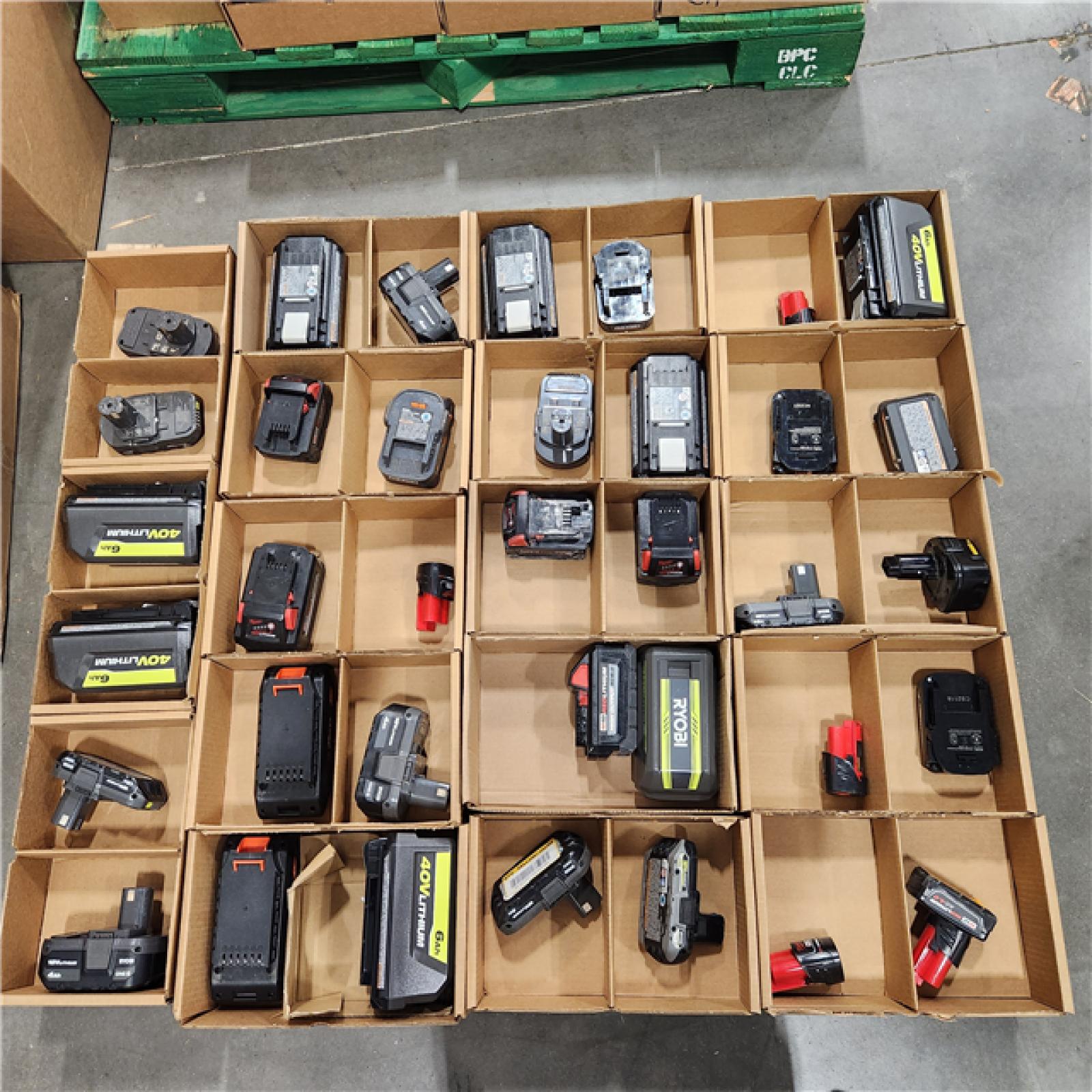 DALLAS LOCATION - AS-IS BATTERY PALLET