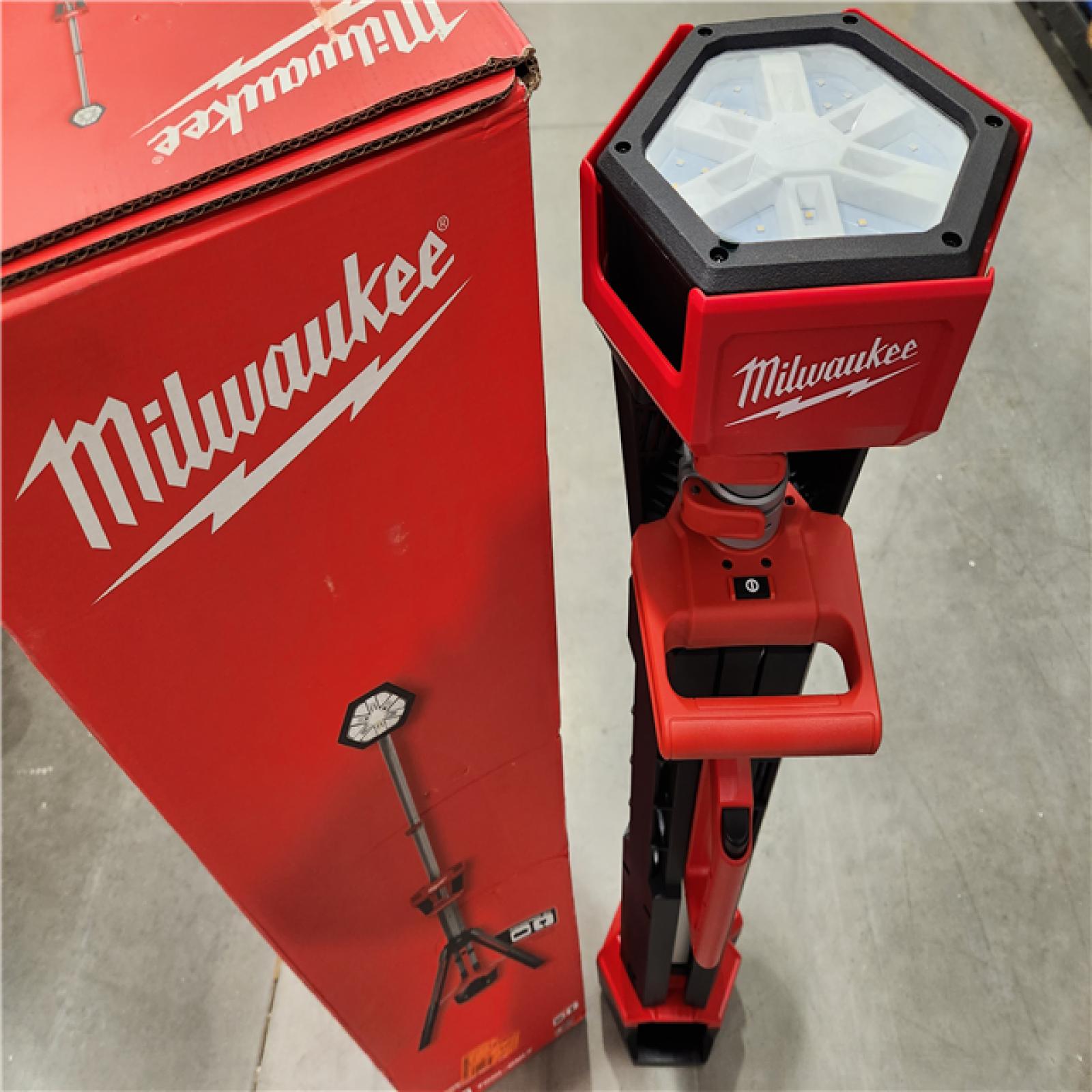 AS-IS Milwaukee M18 Cordless Rocket Dual Power Tower Light (Tool-Only)