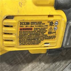 AS-IS DEWALT 20V MAX Lithium Ion Cordless Brushless Reciprocating Saw with FLEXVOLT ADVANTAGE (Tool Only)