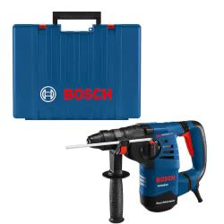 NEW! - Bosch 8 Amp 1-1/8 in. Corded Variable Speed SDS-Plus Concrete/Masonry Rotary Hammer Drill with Depth Gauge and Carrying Case