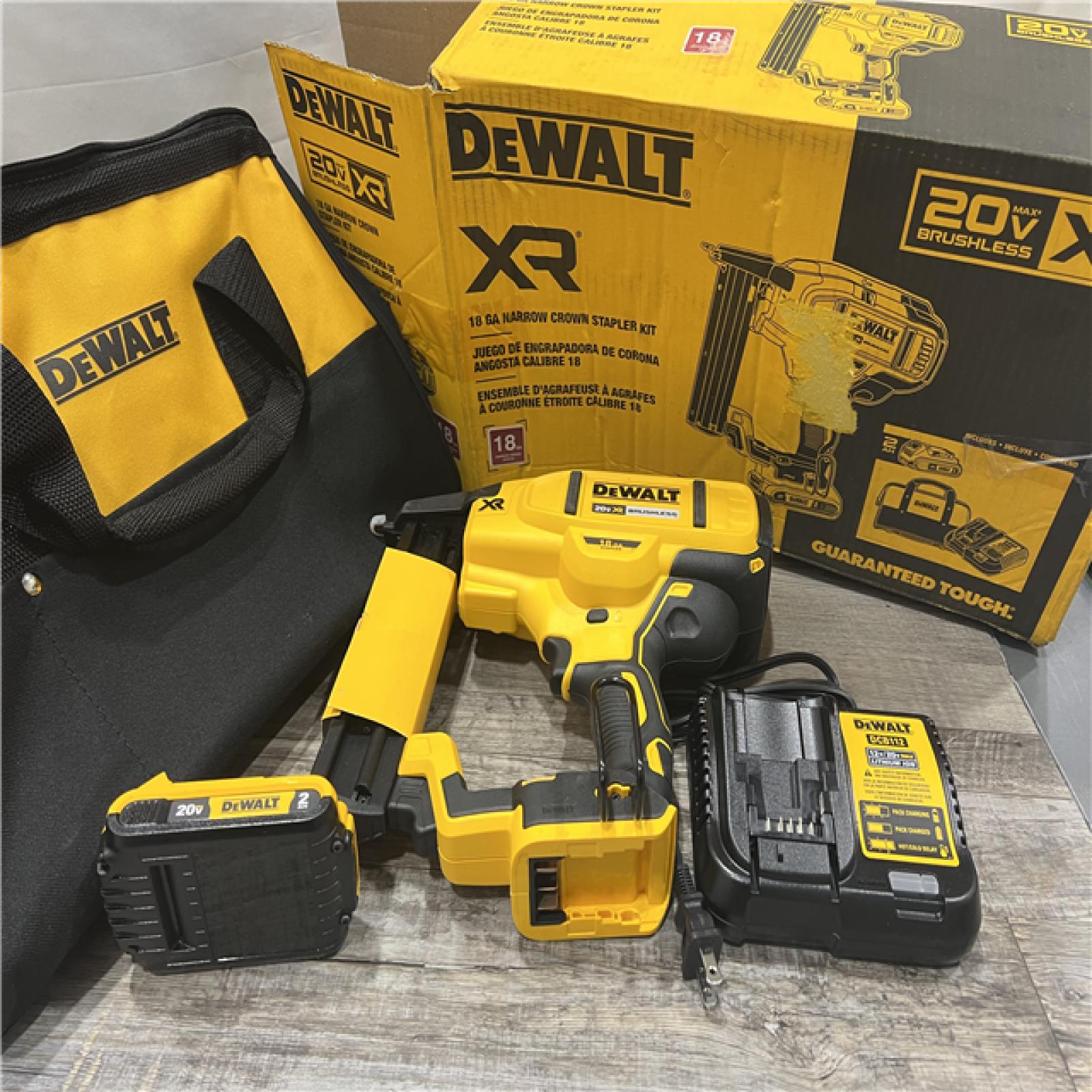 AS-IS DEWALT DCN681D1 20V 18Ga Stapler Kit