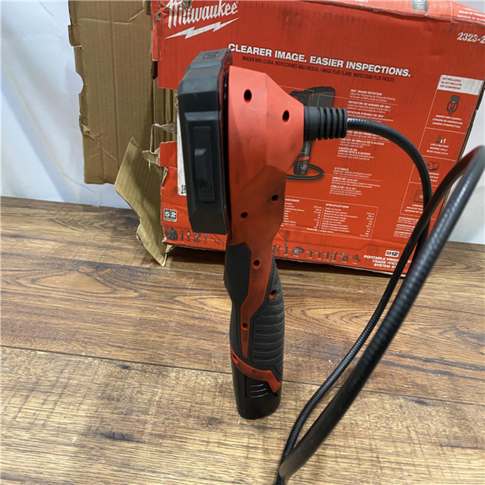 AS IS M12 12V Lithium-Ion Cordless M-SPECTOR 360-Degree 4 Ft. Inspection Camera Kit