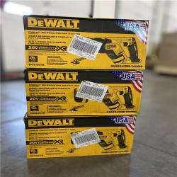 NEW! - DEWALT 20V MAX XR Cordless Brushless Compact Reciprocating Saw (Tool Only) - (3 UNITS)