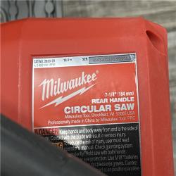 AS-IS Milwaukee 2830-20 Rear Handle Circular Saw M18 FUEL 7-1/4  Cordless Brushless Tool Only