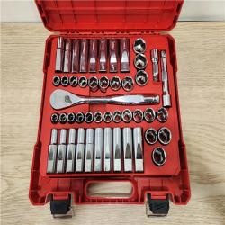 Phoenix Location NEW Milwaukee 1/2 in. Drive SAE/Metric Ratchet and Socket Mechanics Tool Set (47-Piece) 48-22-9010