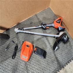 HOUSTON LOCATION - AS-IS (APPEARS LIKE NEW) Echo EFORCE 56V 16 in. Brushless Cordless Battery String Trimmer with 2.5Ah Battery and Charger - DSRM-2100