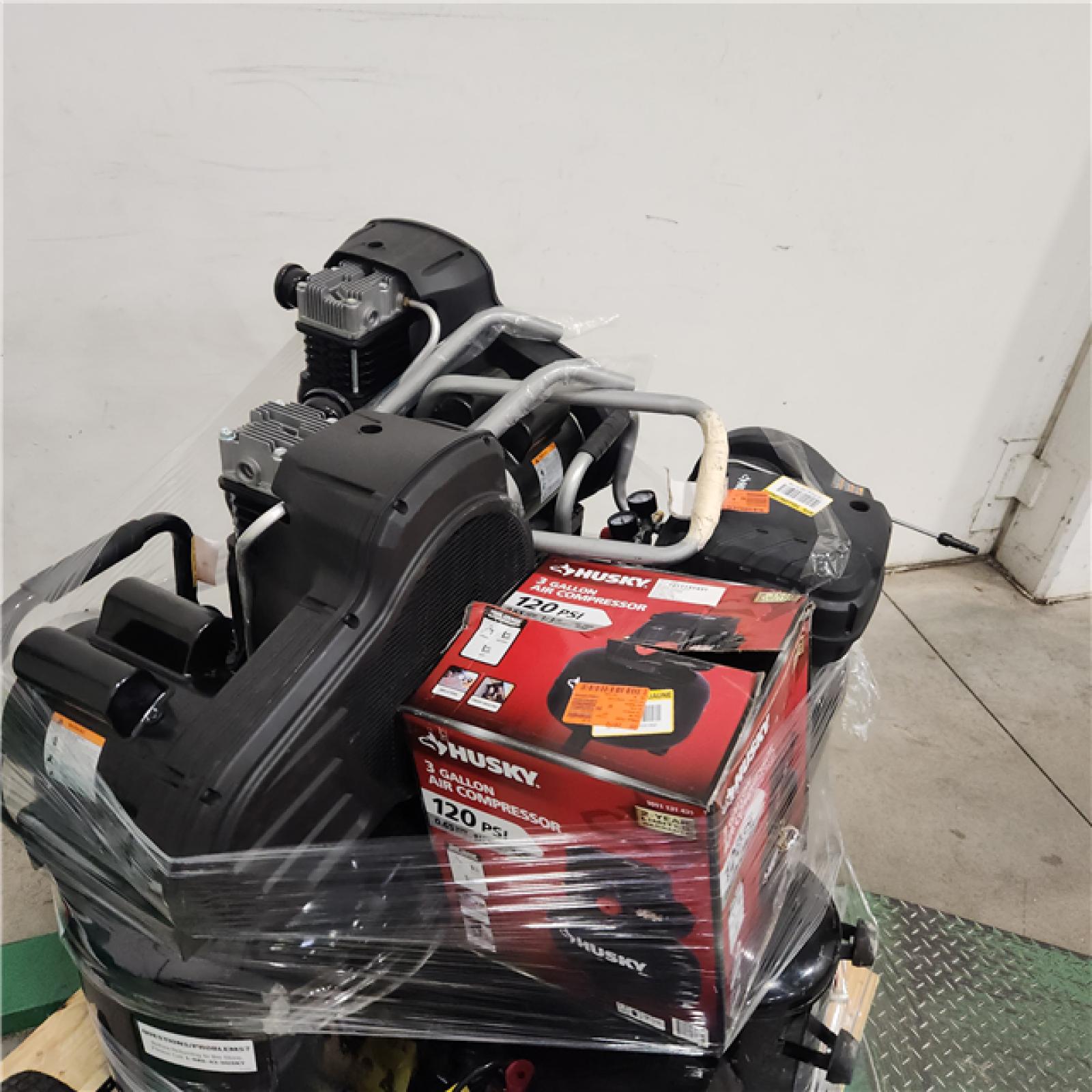 Dallas Location - As-Is Husky Electric Air Compressor(Lot Of 6)