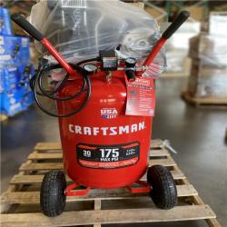 DALLAS LOCATION - CRAFTSMAN 30-Gallon Portable Electric 175 PSI Vertical Air Compressor