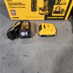 HOUSTON LOCATION - AS-IS (APPEARS LIKE NEW) DEWALT 20V MAX XR 18 Gauge Brad Nailer Kit