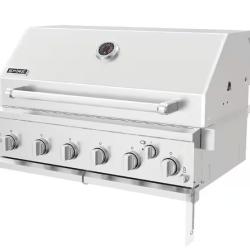 DALLAS LOCATION- NEW 6-Burner Built-In Propane Gas Island Grill Head in Stainless Steel with Rear Burner