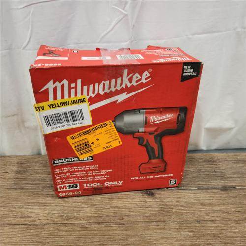 AS-IS Milwaukee 2666-20 M18 18-Volt Lithium-Ion Brushless 1/2 in. High Torque Impact Wrench with Friction Ring (Tool-Only)