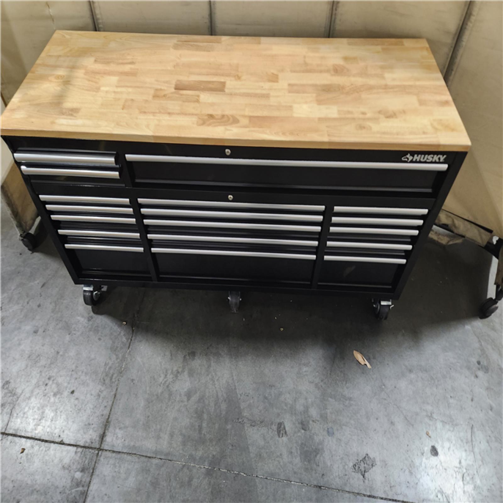 California AS IS Husky 72 IN. 18-DRAWER MOBILEWORKBENCH