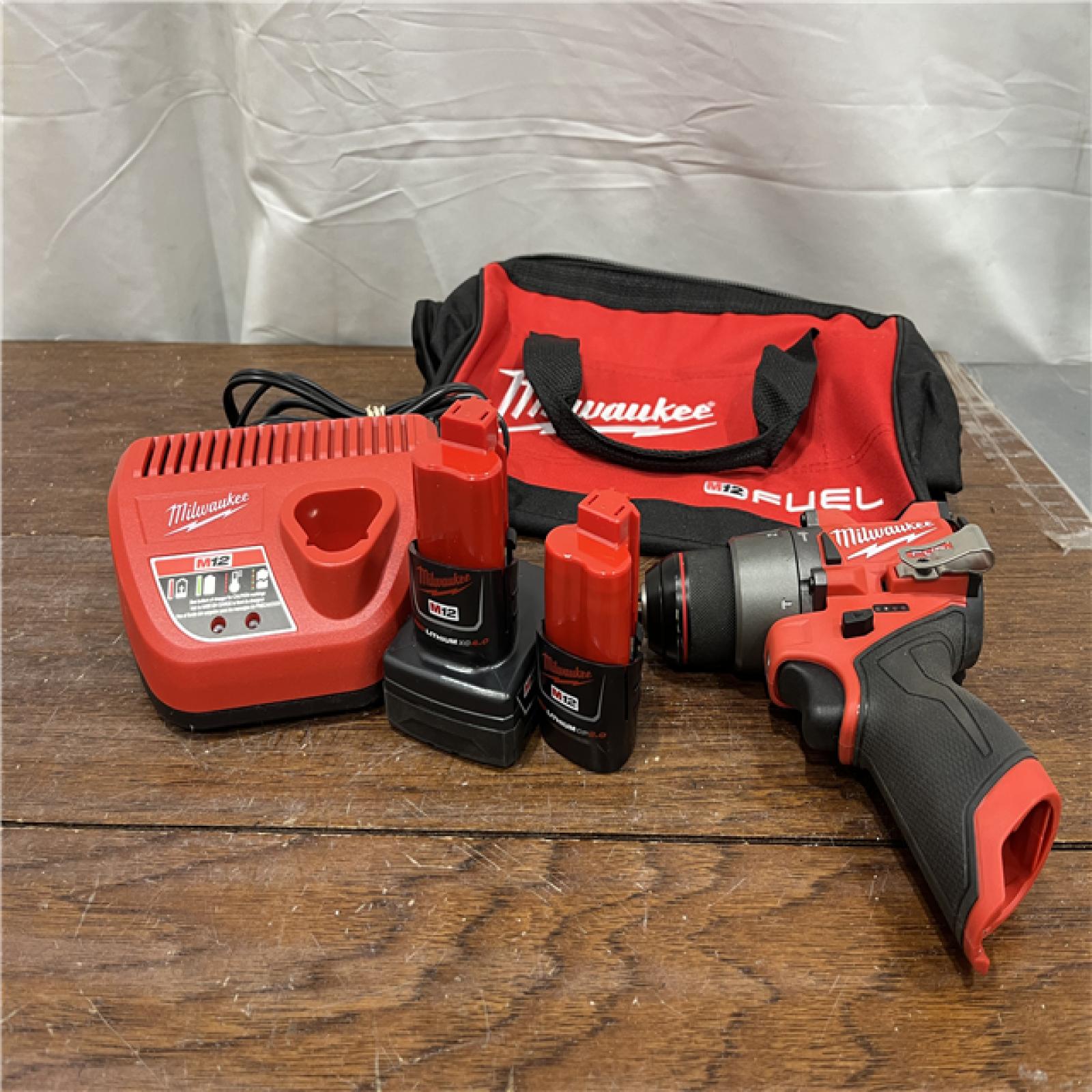 AS-ISMilwaukee 3497-22 12V Brushless Hammer Drill and Impact Driver Combo Kit