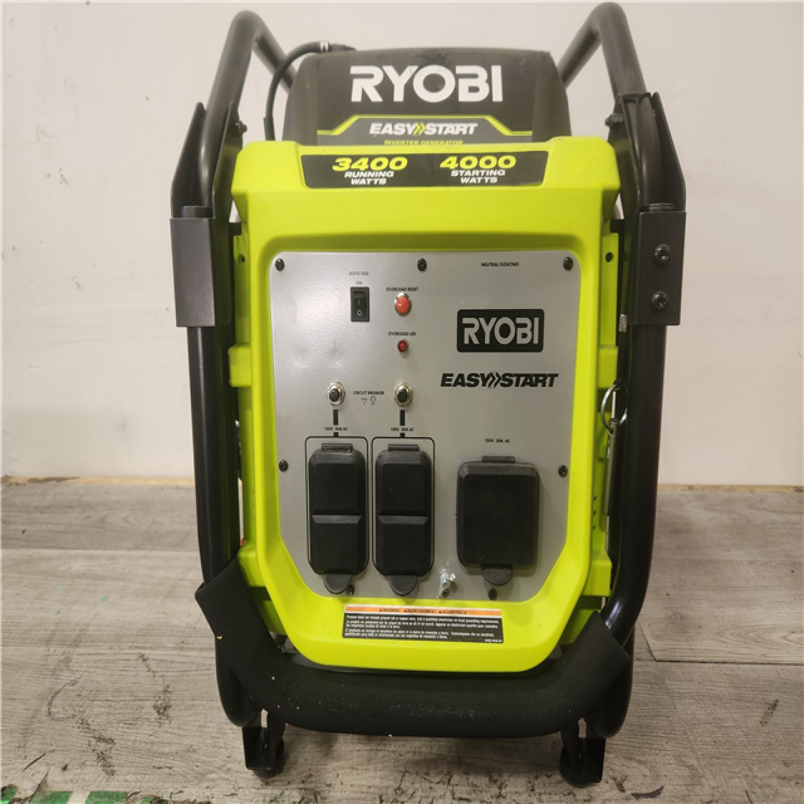 Phoenix Location RYOBI 4000-Watt Recoil Start Gasoline Powered Digital Inverter Generator with CO Shutdown