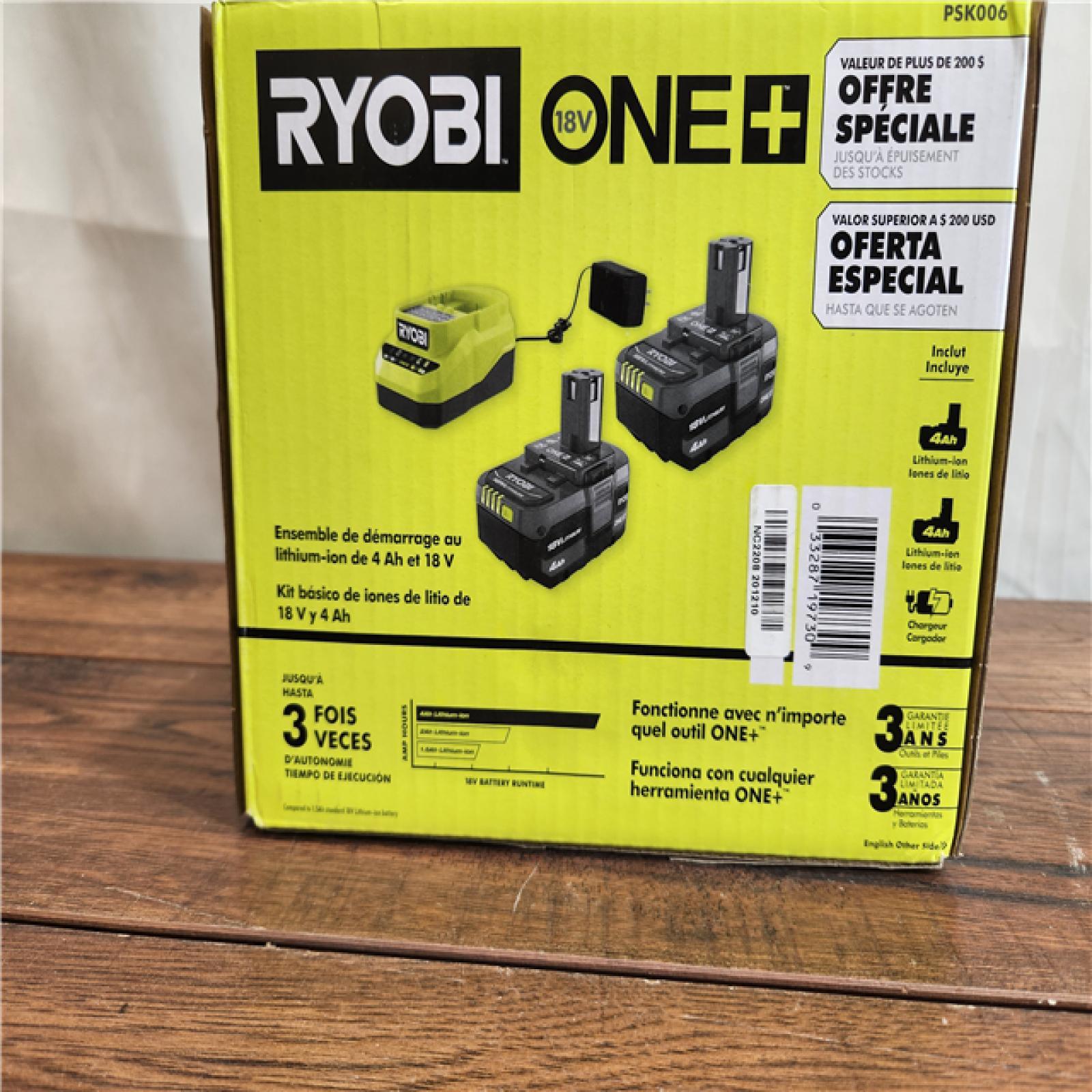 Ryobi 18v battery online 2 pack